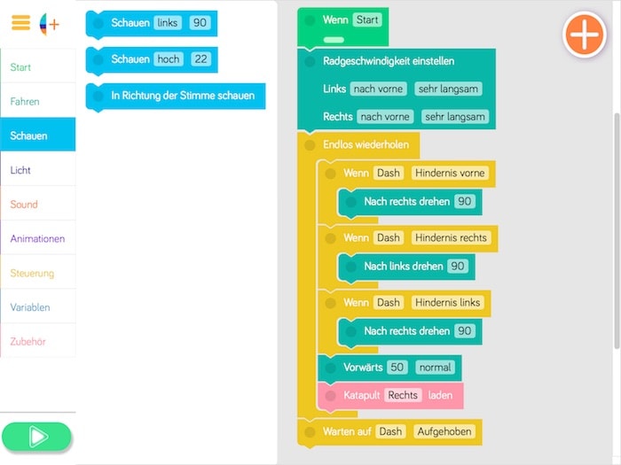 Blockly Programmiersprache