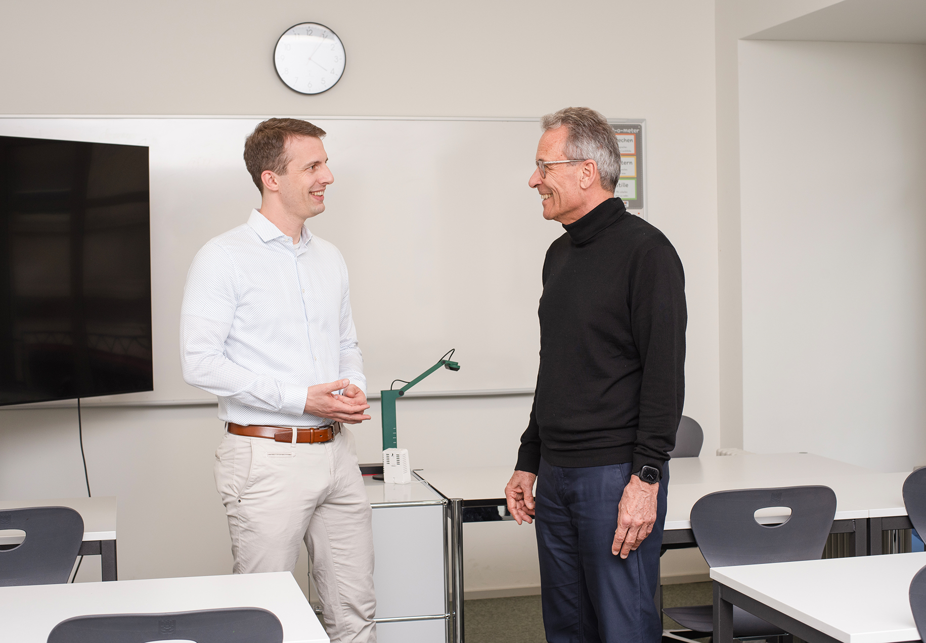 Jonathan Böhlen und Balz Müller – Schulleitung Progymi 